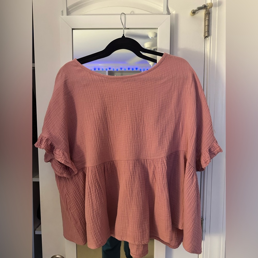 Cute pink shirt from boutique.